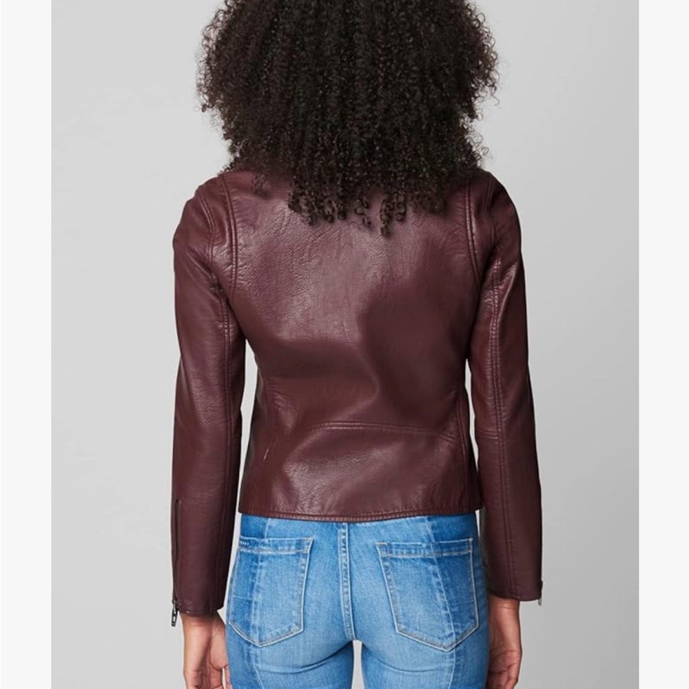 Blank NYC Faux Leather Jacket Size Small - Picture 4 of 7